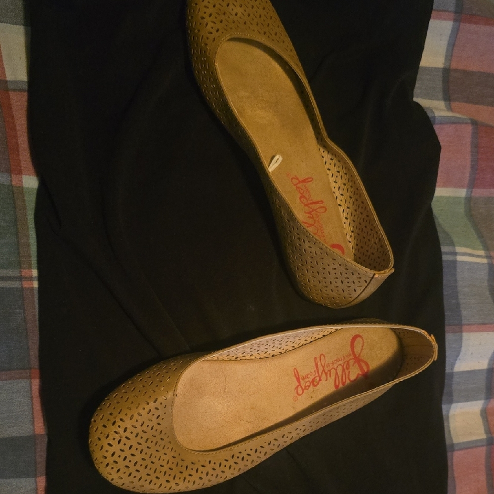Jellypop Brown Flats Comfortable Loafers